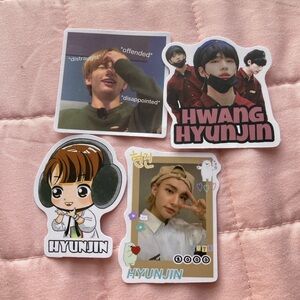 Hwang Hyunjin stray kids stay SKZ sticker pack of 4